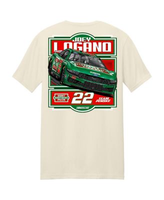 Men's Natural Joey Logano Hunt Brothers Pizza Car T-Shirt