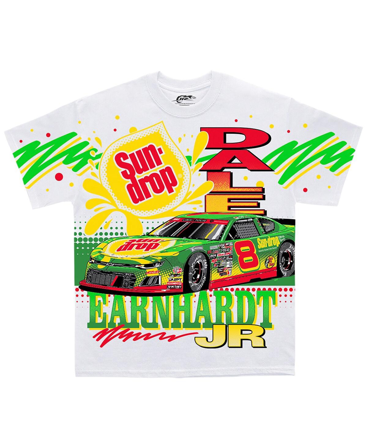 Jr Motorsports Official Team Apparel White Dale Earnhardt Jr. Sun Drop Total Print T-shirt In Green