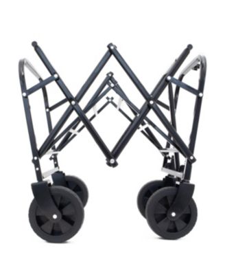 Outdoor Storage Cart Collapsible Foldable Wagon Cart Beach Heavy Duty Utility Cart