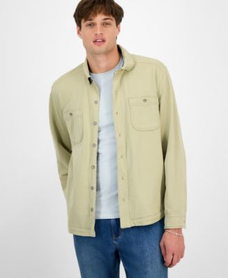 Tommy Bahama - Men's Ben and Terry Long Sleeve Button-Down Shirt Jacket