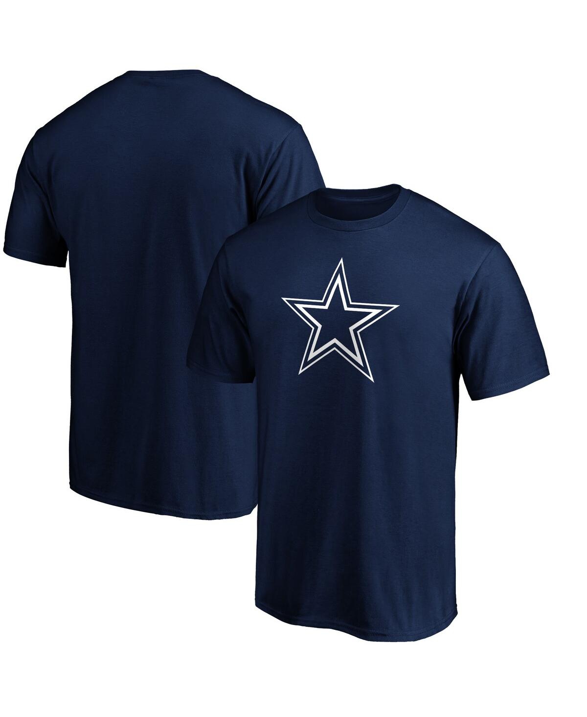 Fanatics Mto Label Men's Navy Dallas Cowboys Primary Logo T-shirt In Blue
