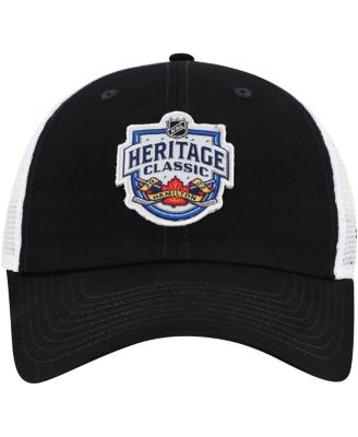 Men's&nbsp;Black/White Heritage Classic Adjustable Trucker Hat