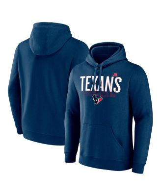 Fanatics - Men's Navy Houston Texans Pylon Outline Pullover Hoodie