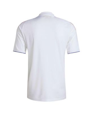 Men's White Olympique Lyonnais 2025/26 Home Replica Jersey