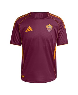 Men's Red AS Roma 2025/26 Home Authentic Jersey
