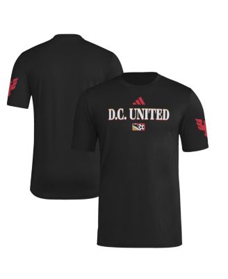 adidas - Men's Black D.C. United 2025 Archive Collection Jersey Hook T-Shirt