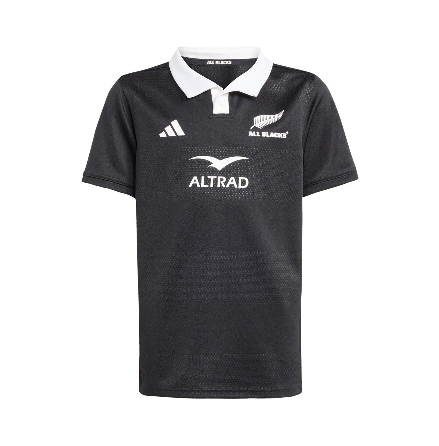 Детская домашняя джерси adidas сборной Новой Зеландии по регби 2025/26 Replica, Black — фото 2