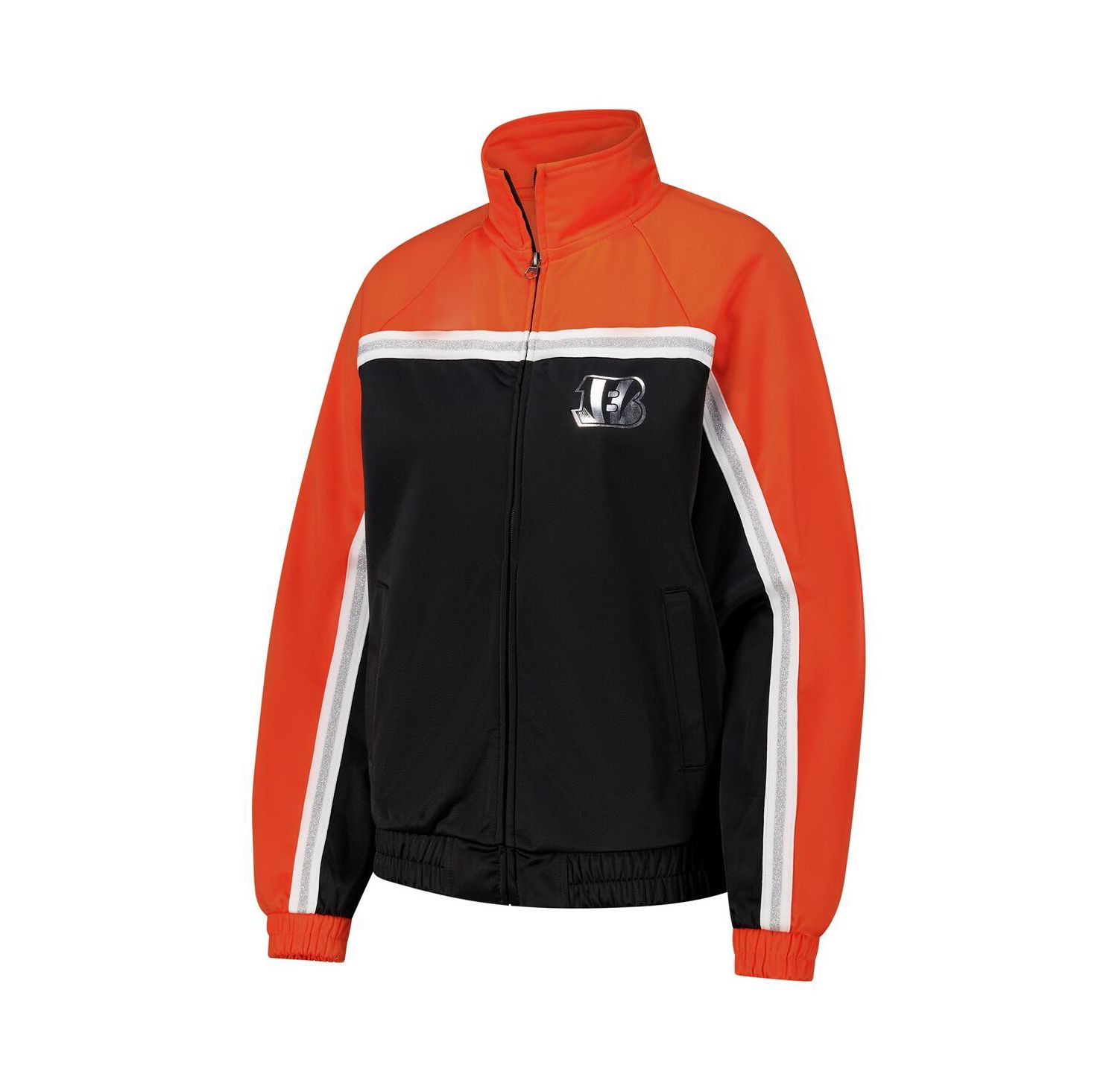 Women's Black Cincinnati Bengals Post Game Full-Zip Track Jacket