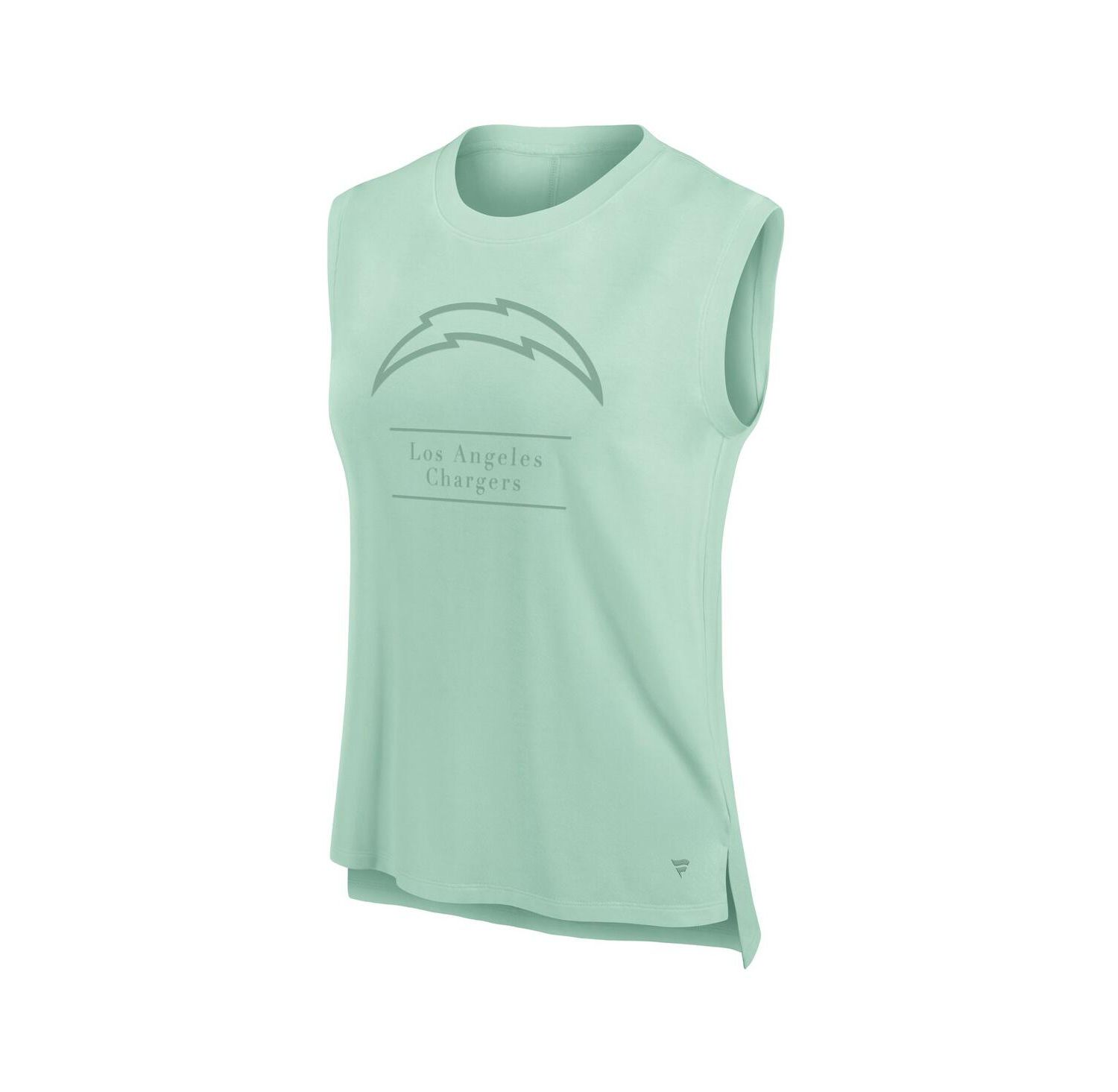 Women's Mint Los Angeles Chargers Studio Embrace Tank Top