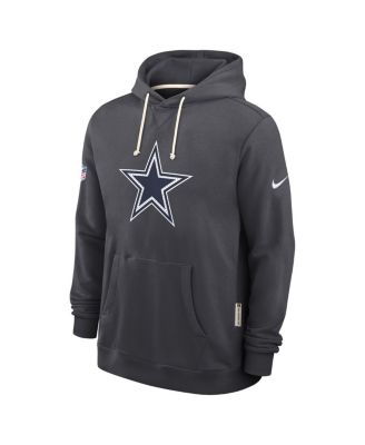 Men's Anthracite Dallas Cowboys Sideline Standard Issue Initial Home Dri-FIT Hoodie