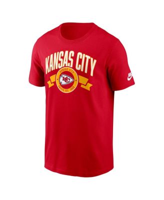 Men's Red Kansas City Chiefs Rewind Front and Back Hit Essential T-Shirt