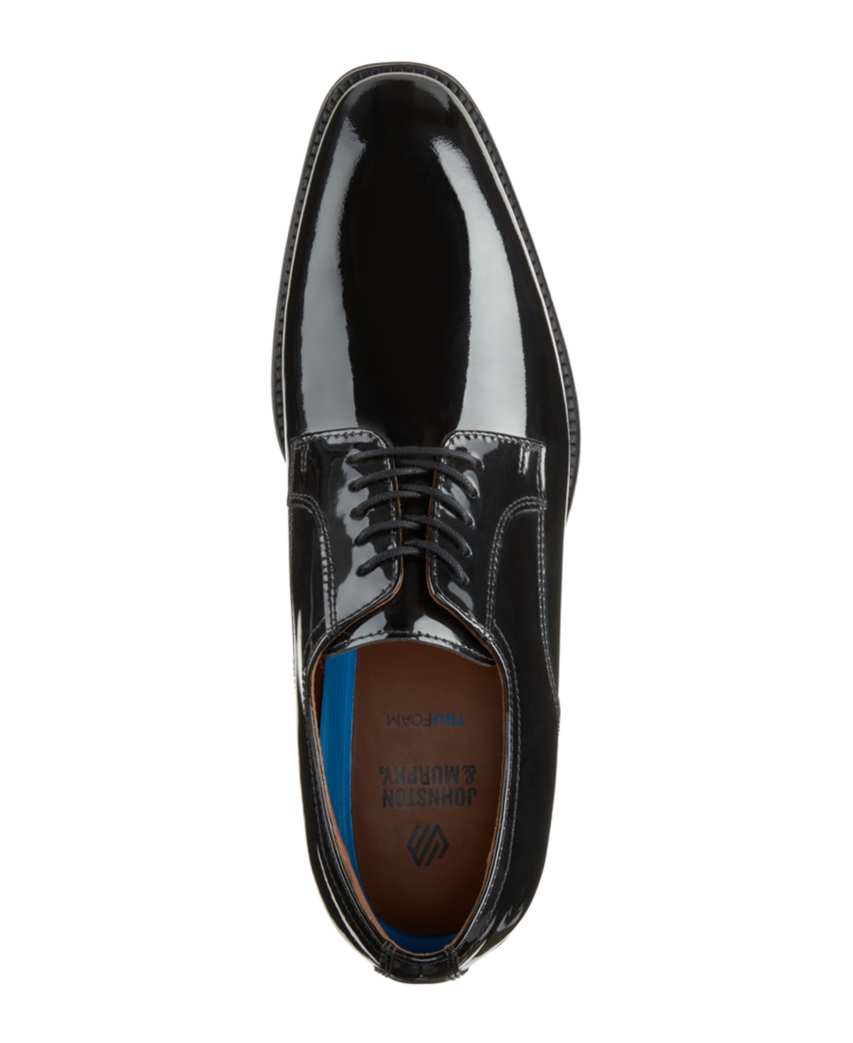 Johnston & Murphy Men's Anderson Plain Toe Shoe In Black