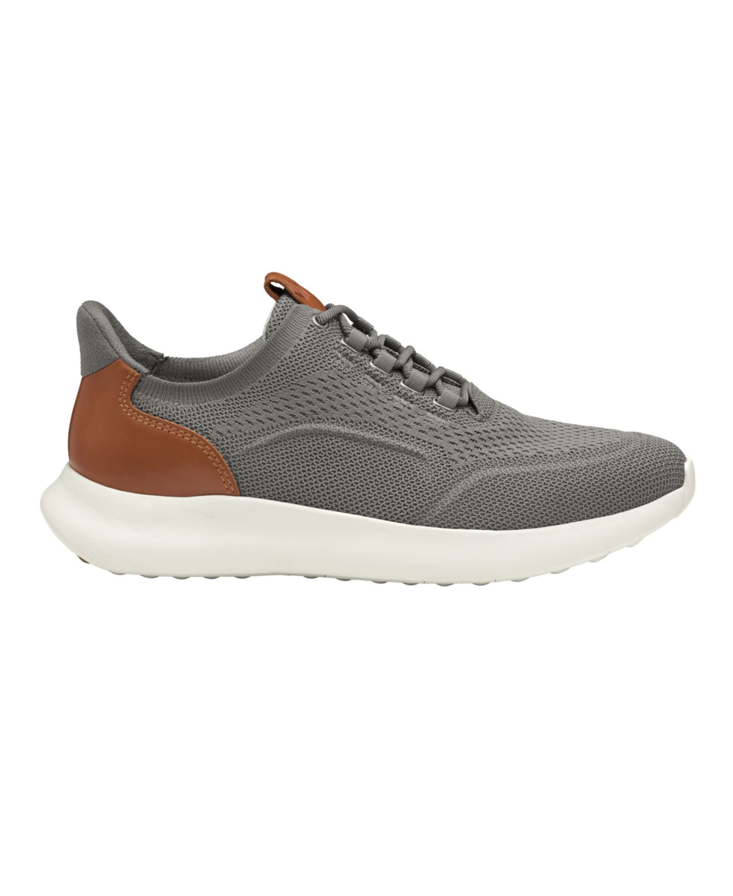Мужские кроссовки Johnston & Murphy Amherst 2.0 Knit Plain Toe, цвет: Чёрный меланжевый вязаный — фото 8
