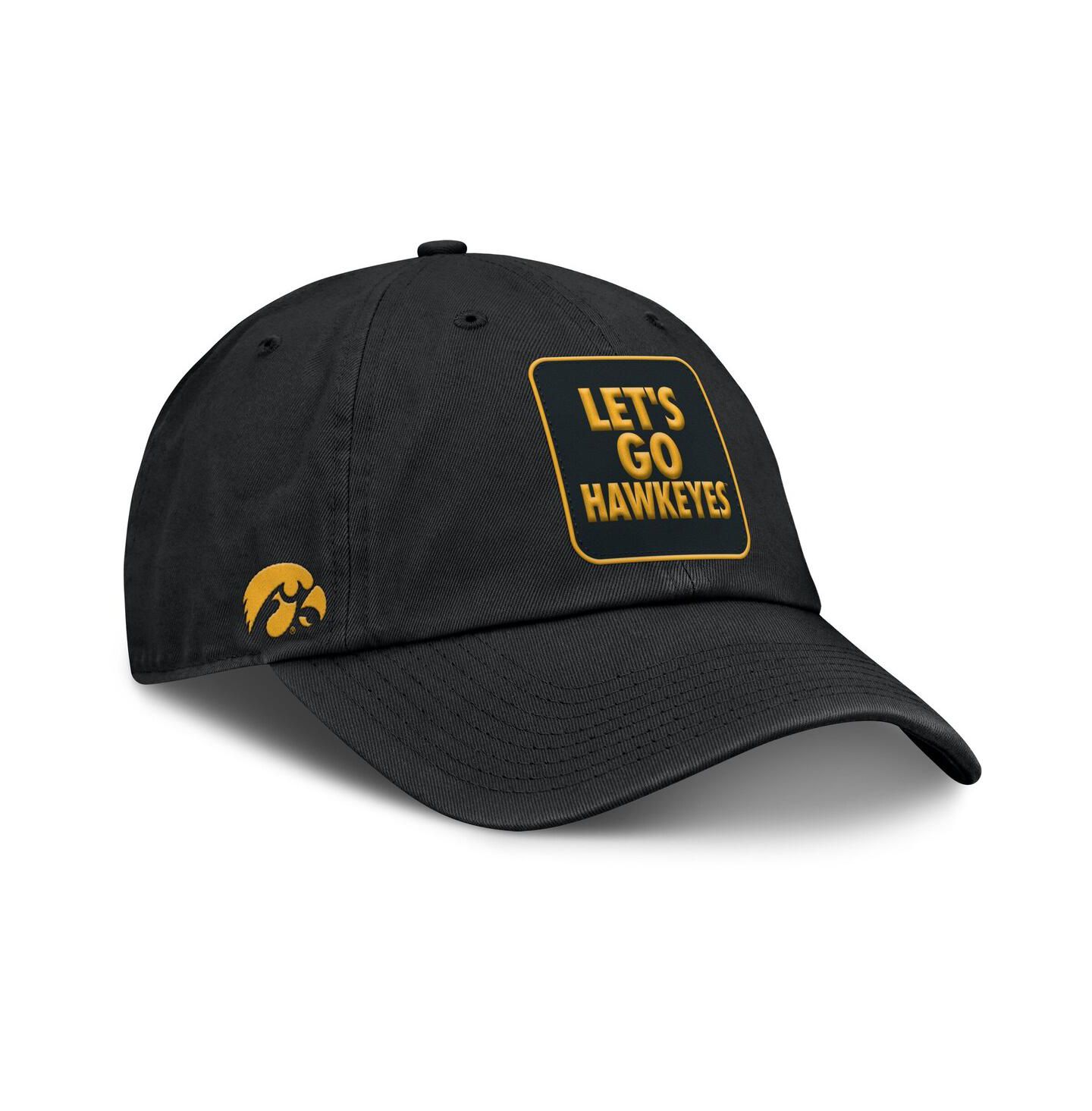 Мужская кепка Nike Black Iowa Hawkeyes Local Club Adjustable Hat — фото 3