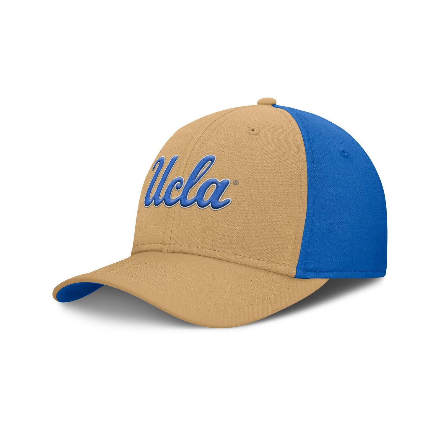 Men's Gold/Blue UCLA Bruins 2025 Sideline Rise Local Performance Flex Hat