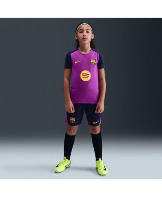 Nike - Big Boys and Girls Purple Barcelona 2025/26 Strike Performance Jersey