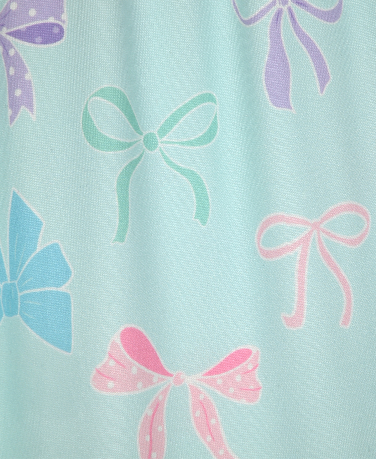 Max & Olivia Little And Big Girls 3-piece Bow Print Pajama Set In Blue