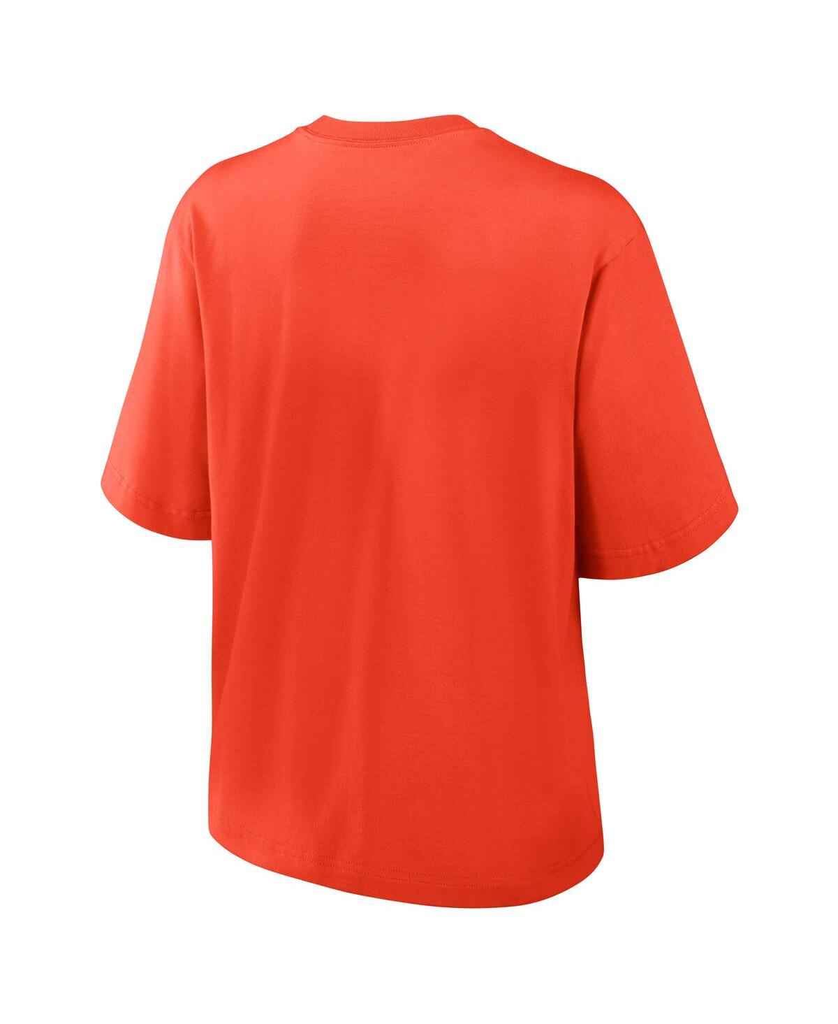 Nike Women's Orange Chicago Bears Glory Arch Boxy T-shirt In Red