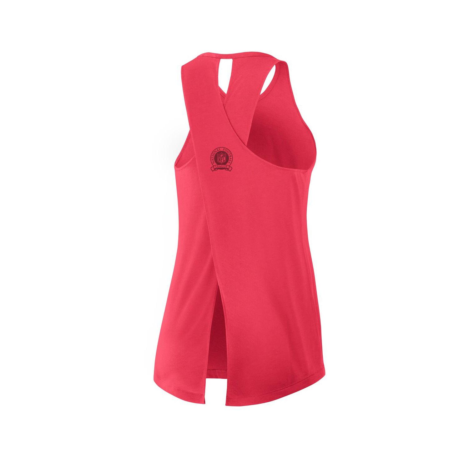 Women's Red Tampa Bay Buccaneers Glory Crisscross Performance Tank Top