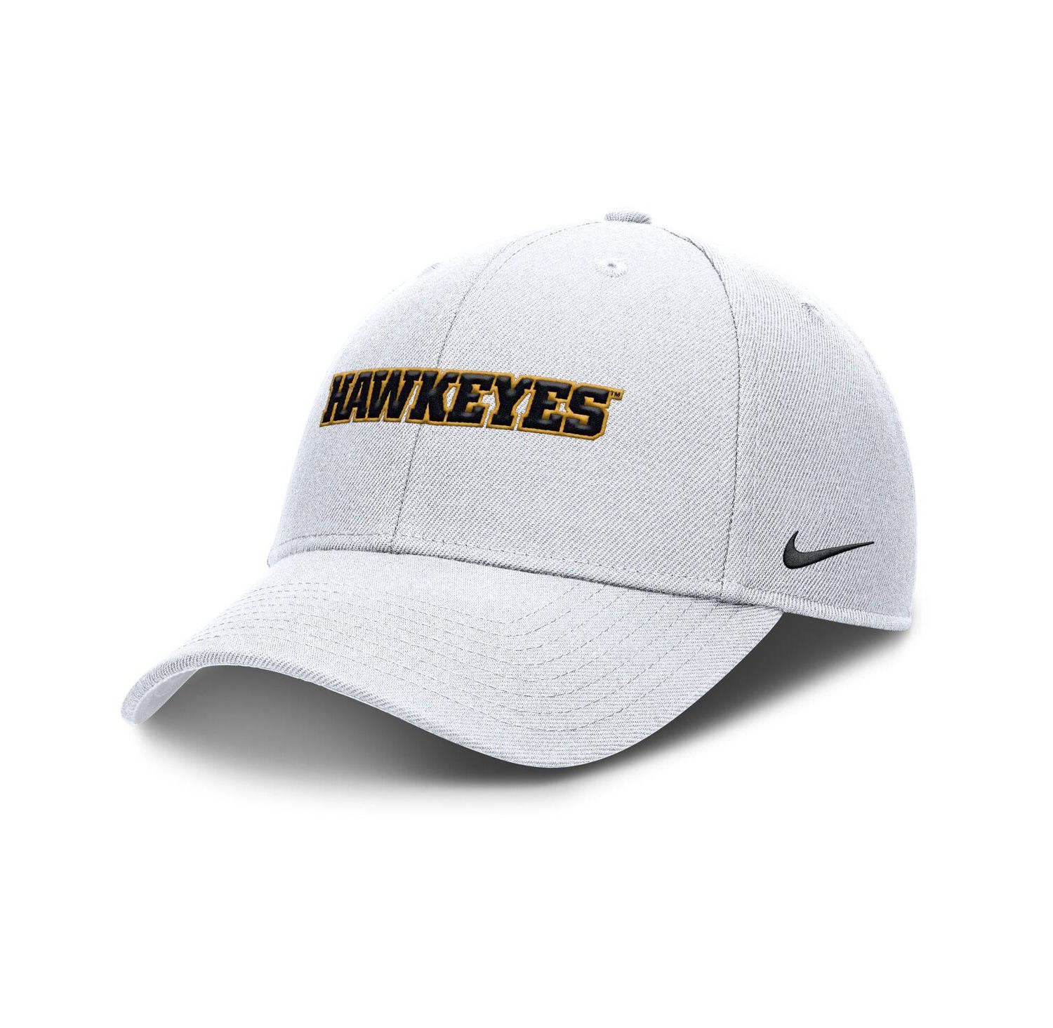 Men's White Iowa Hawkeyes 2025 On-Field Rise Performance Adjustable Hat
