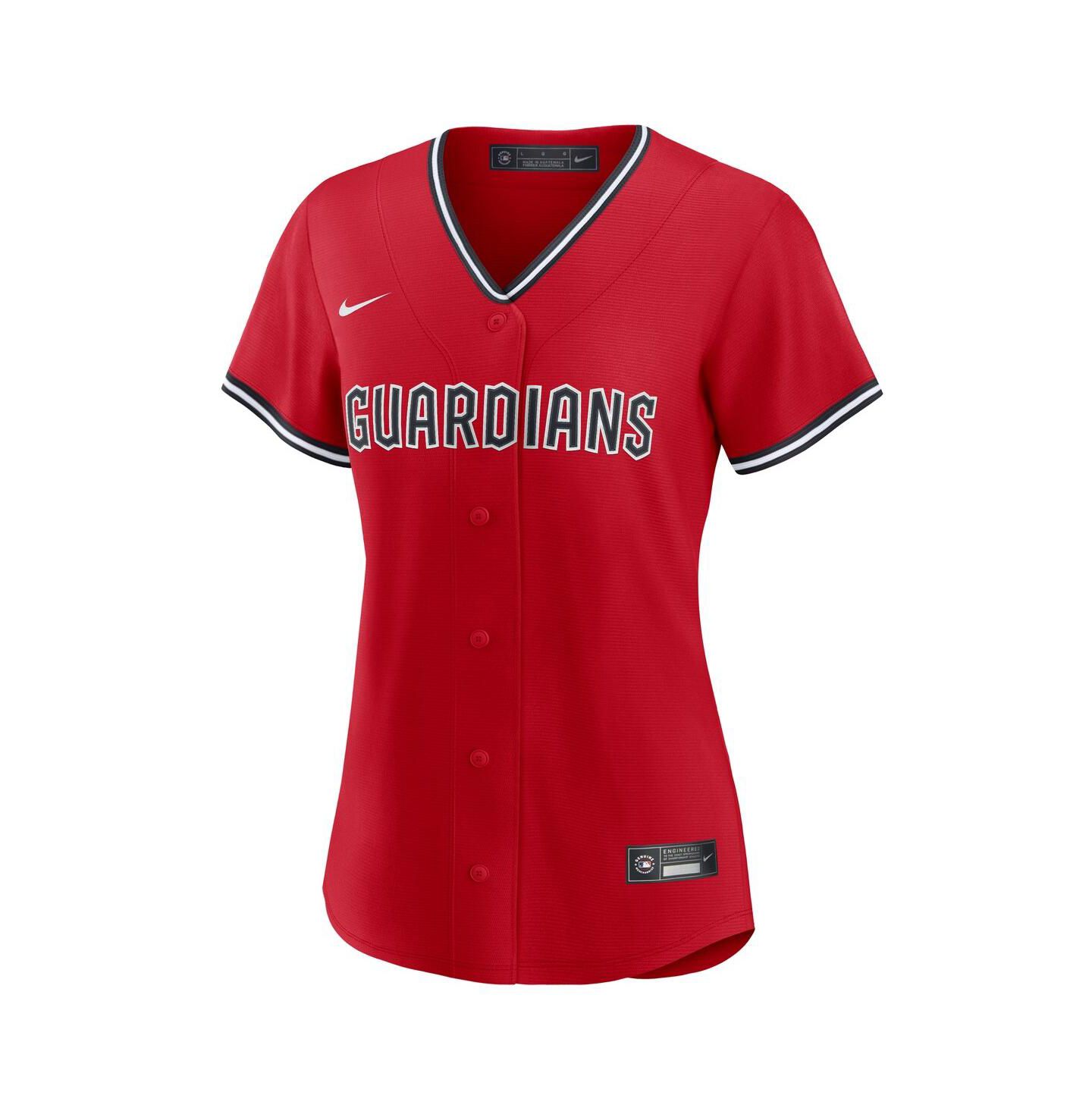 Женский топ Nike Red Cleveland Guardians Alternate 2 Replica Jersey — фото 2