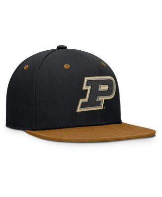 Men's Black/Brown Purdue Boilermakers NoBo Fitted Hat