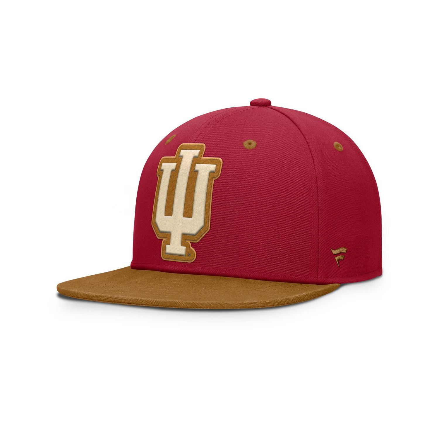 Men's Crimson/Brown Indiana Hoosiers NoBo Fitted Hat