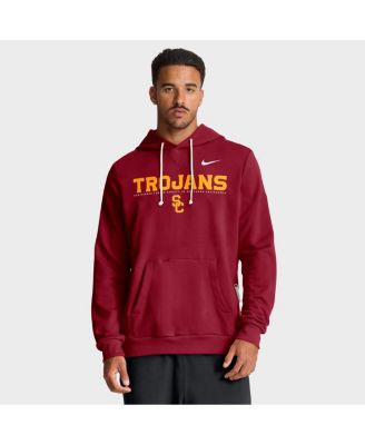 Nike - Men's Cardinal USC Trojans 2025 Sideline Performance Pullover Hoodie