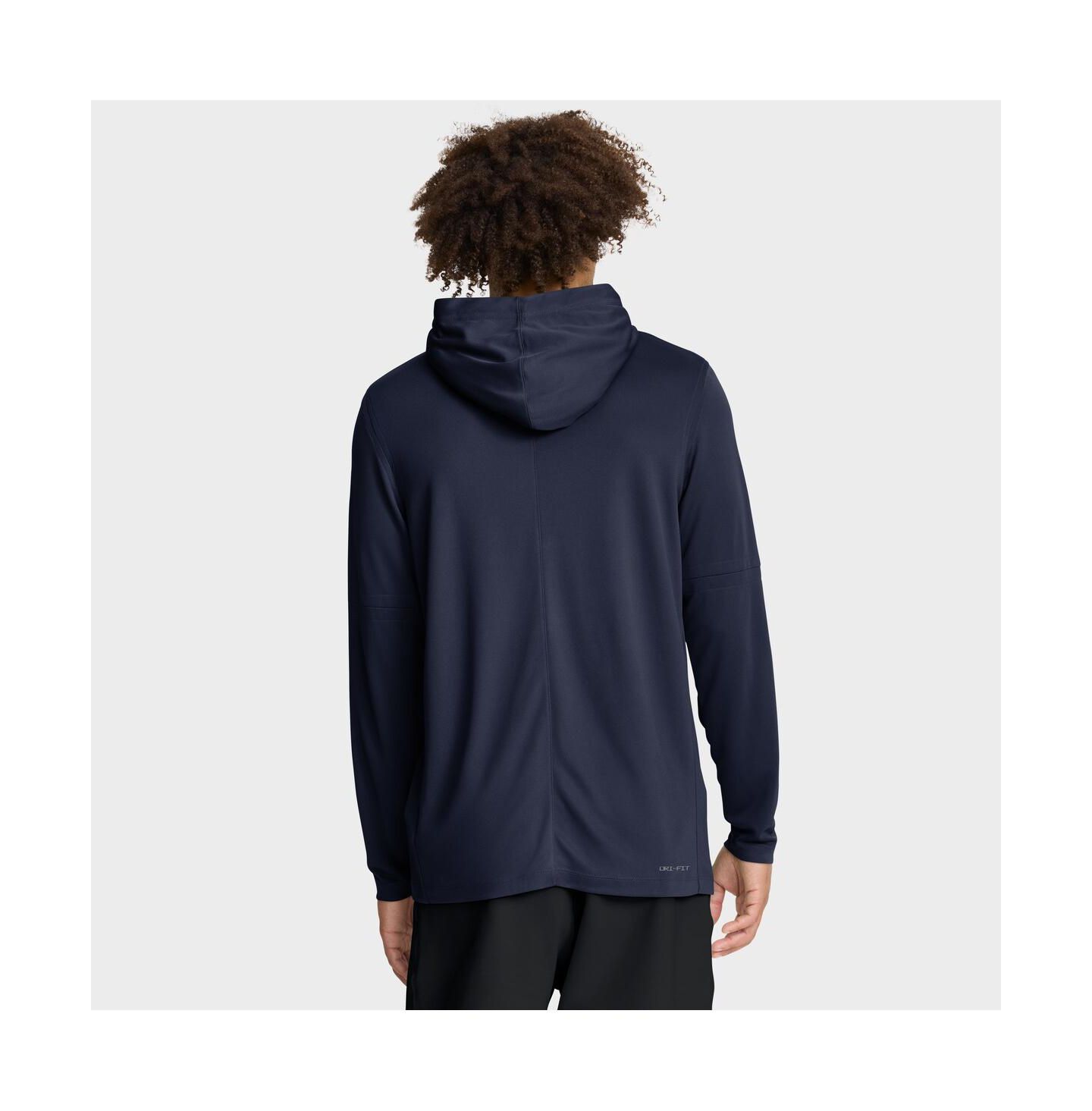 Мужское худи Nike Navy Arizona Wildcats 2025 Sideline Performance Long Sleeve T-Shirt — фото 2