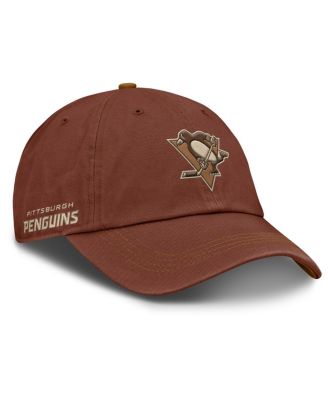 Fanatics - Men's Brown Pittsburgh Penguins Fall Leaves Timber Adjustable Hat