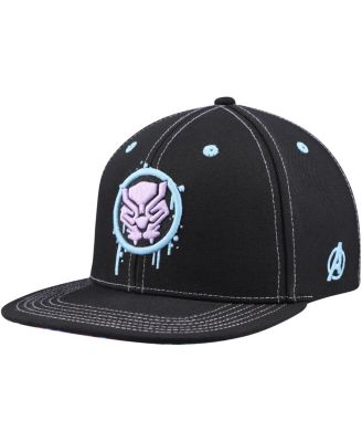 Lids - Big Boys and Girls Black Panther Glow-in-the-Dark Snapback Hat