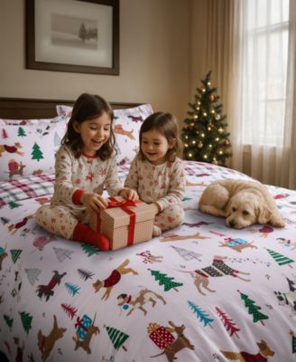 Home Jingle Paws Reversible 3-Pc. Duvet Cover Set, King