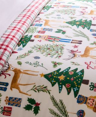 Home Nutcracker Reversible 3-Pc. Comforter Set, King