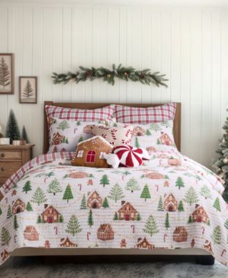 Home Gingerbread Village 2-Pc. Sham Set, King