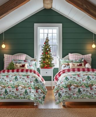 Home Merry Mountains Reversible 3-Pc. Quilt Set, Full/Queen