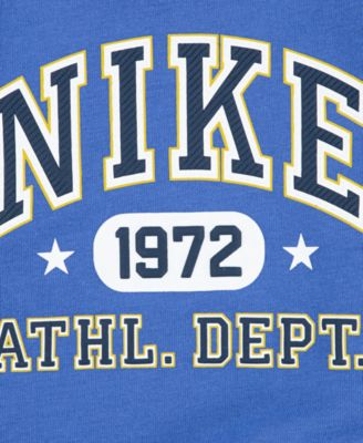 Boys' 2T-7 Sportswear P.E. French Terry Crewneck Top and Pant, 2-Piece Set