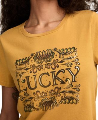 Women's Ornate Floral Classic Crew T-Shirt