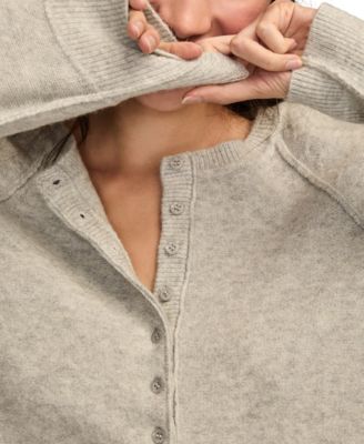 Women's Relaxed Henley Sweater