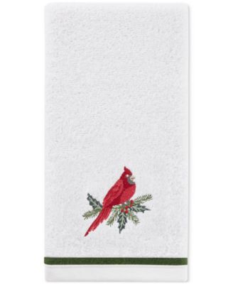 Holiday Cardinal Turkish Cotton 2-Pc. Hand Towel Set, 16" x 28"