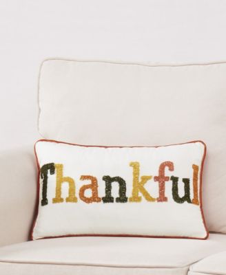 Thankful Decorative Pillow, 18" x 18"