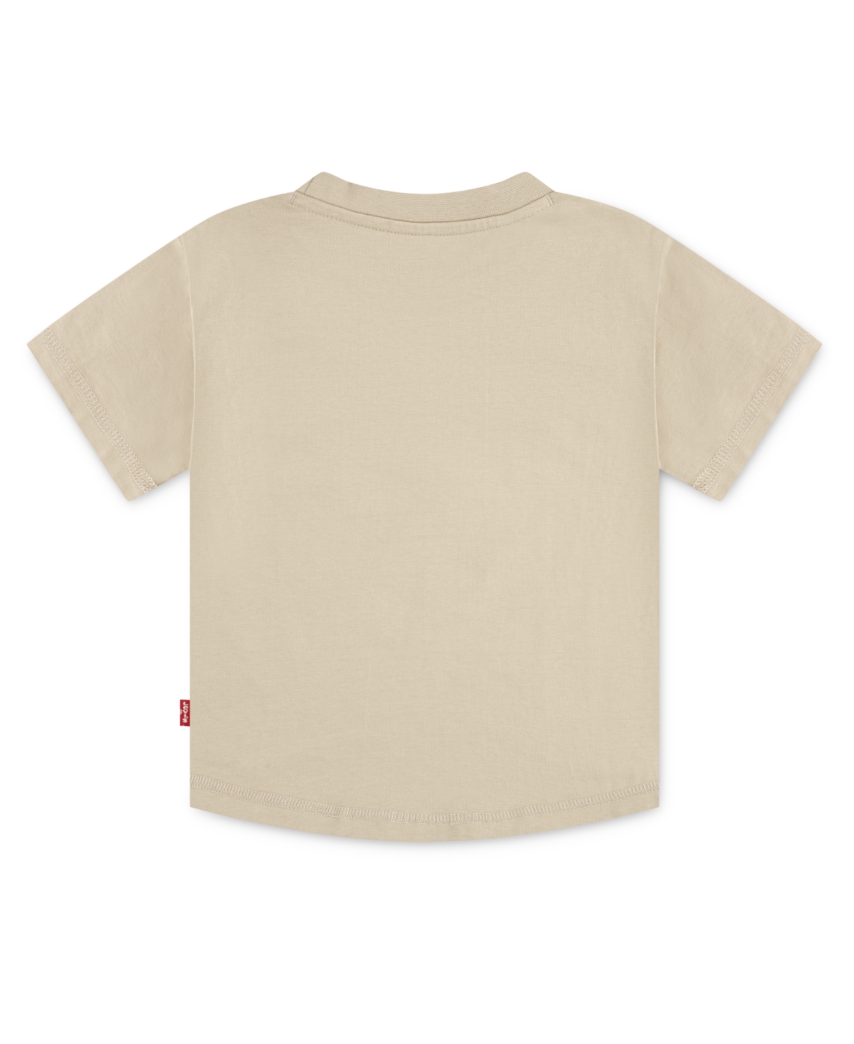 Levi's Levis Curved Hem Pocket Tee Big Boys S-xl T-shirt M In Brown