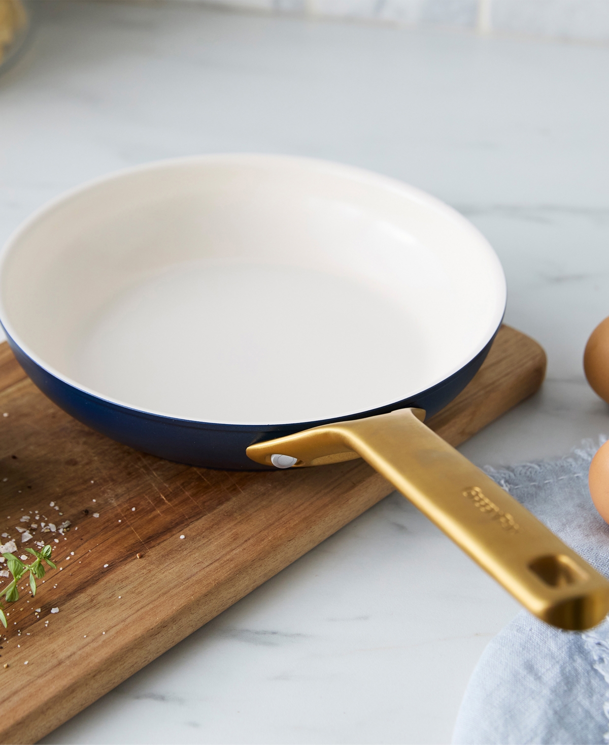 Greenpan Reserve 8-inch Ceramic Nonstick Frying Pan In Blue