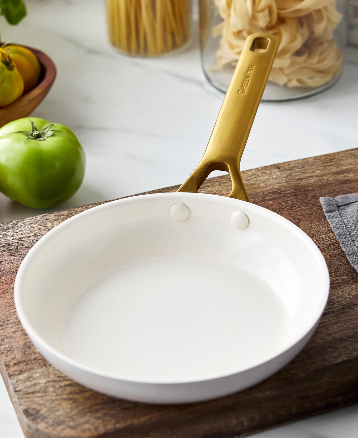 Greenpan Reserve 8" Ceramic Nonstick Frypan In White