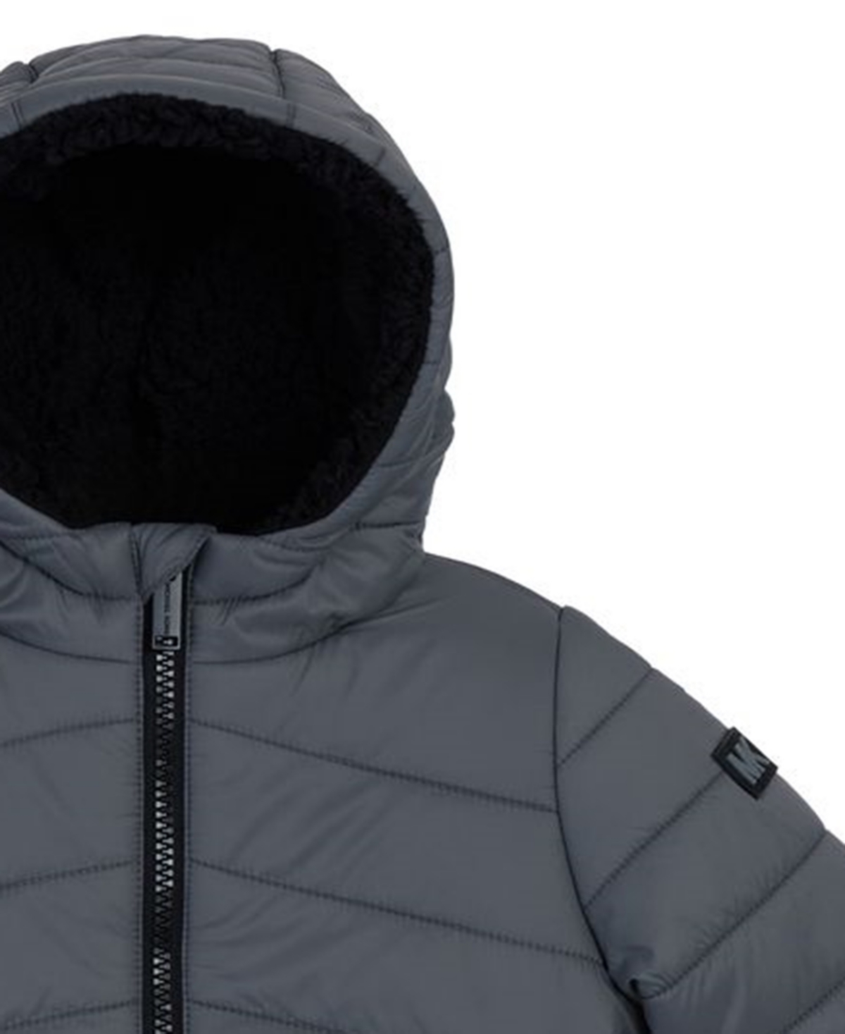 Michael Kors Baby Boys Plush Lined Midweight Jacket In Gray