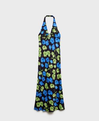 Women's Long Floral-Print Dress