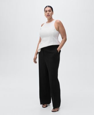 Women's Straight Mid-Rise Pants