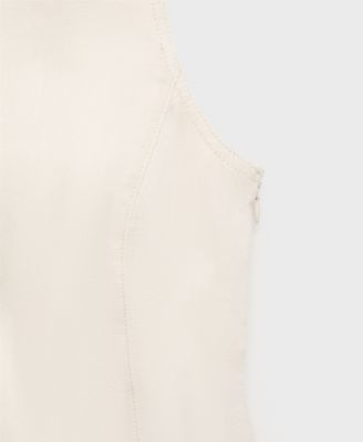 Women's Flared Denim Top