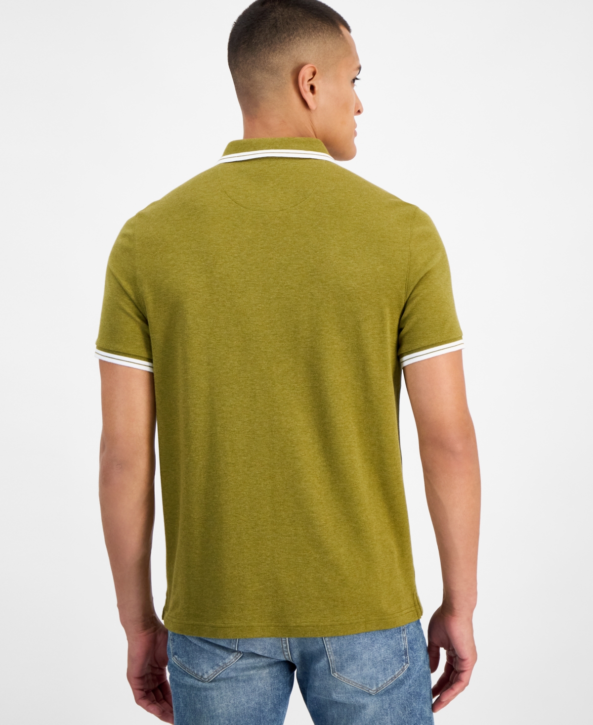 Michael Kors Men's Greenwich Polo Shirt In Green