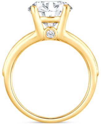 Bagley Mischka Certified Lab Grown Diamond Channel Set Engagement Ring (4 ct. t.w.) in 14k Gold