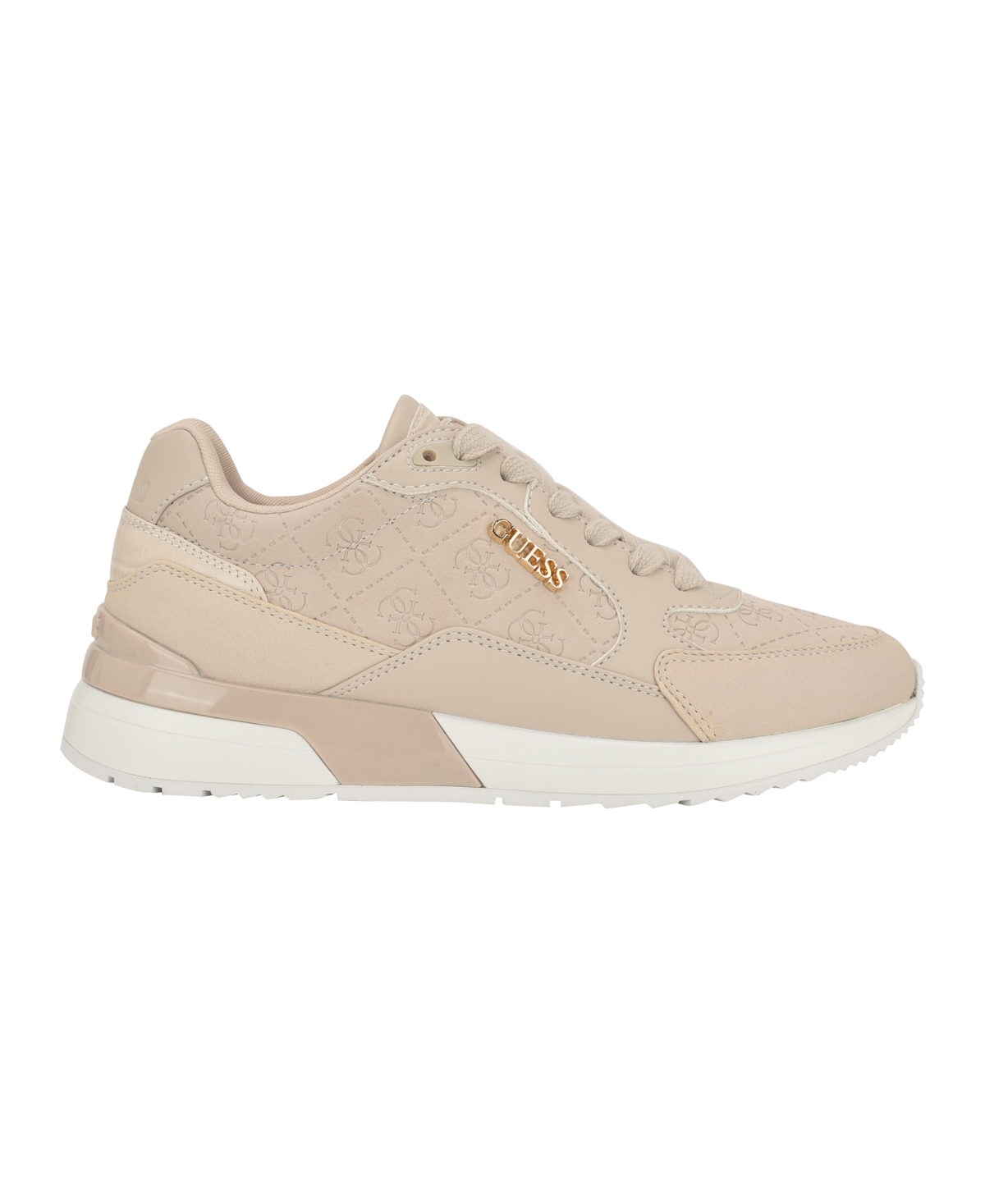 Guess Women's Moxea Quattro G Logo Lace-up Joggers In Neutral